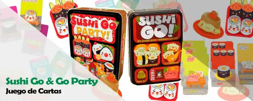 Portada Sushi Go and Sushi Go Party